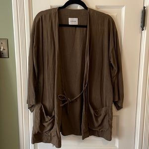 Stelen 100% linen shirt-jacket, size XS